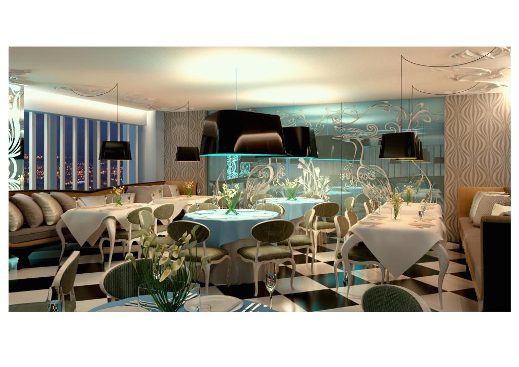 מנאמה The Domain Bahrain Hotel And Spa - Adults Friendly 16 Years Plus מראה חיצוני תמונה Restaurant interior