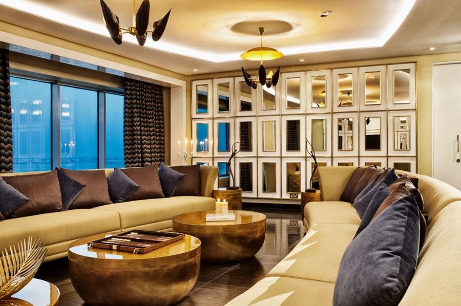 מנאמה The Domain Bahrain Hotel And Spa - Adults Friendly 16 Years Plus מראה חיצוני תמונה The living room of a 3-bedroom apartment